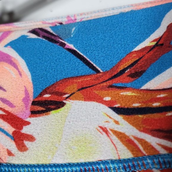 Fila Sport Womens Tropical Floral Activewear Leggings Size Small Athletic Active - Picture 4 of 11